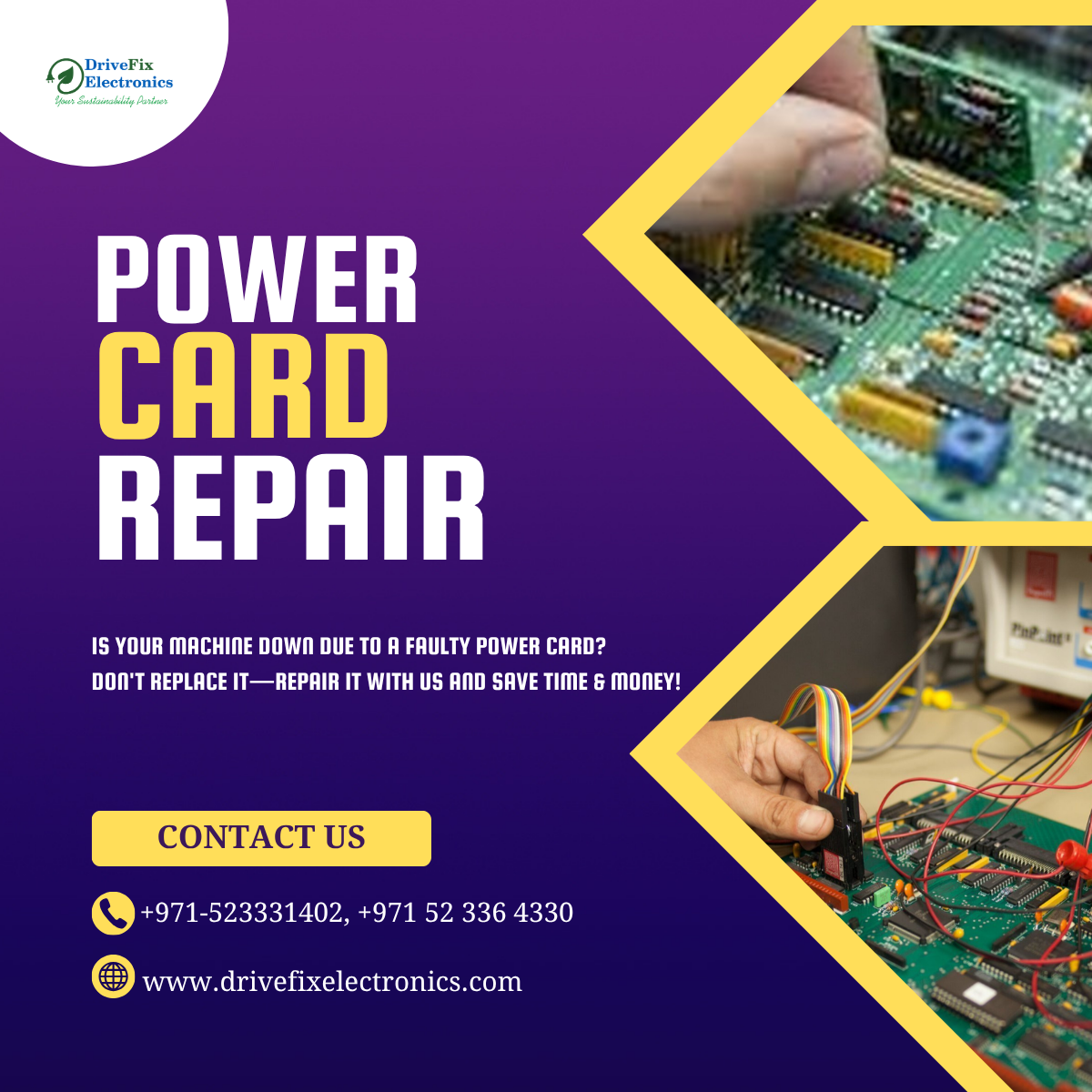 Reliable Power Card Repair Services – Save Time & Money with DriveFix Electronics