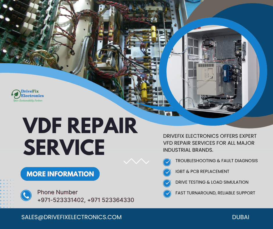 Industrial VFD Repair Services in Dubai, UAE – Near Me 