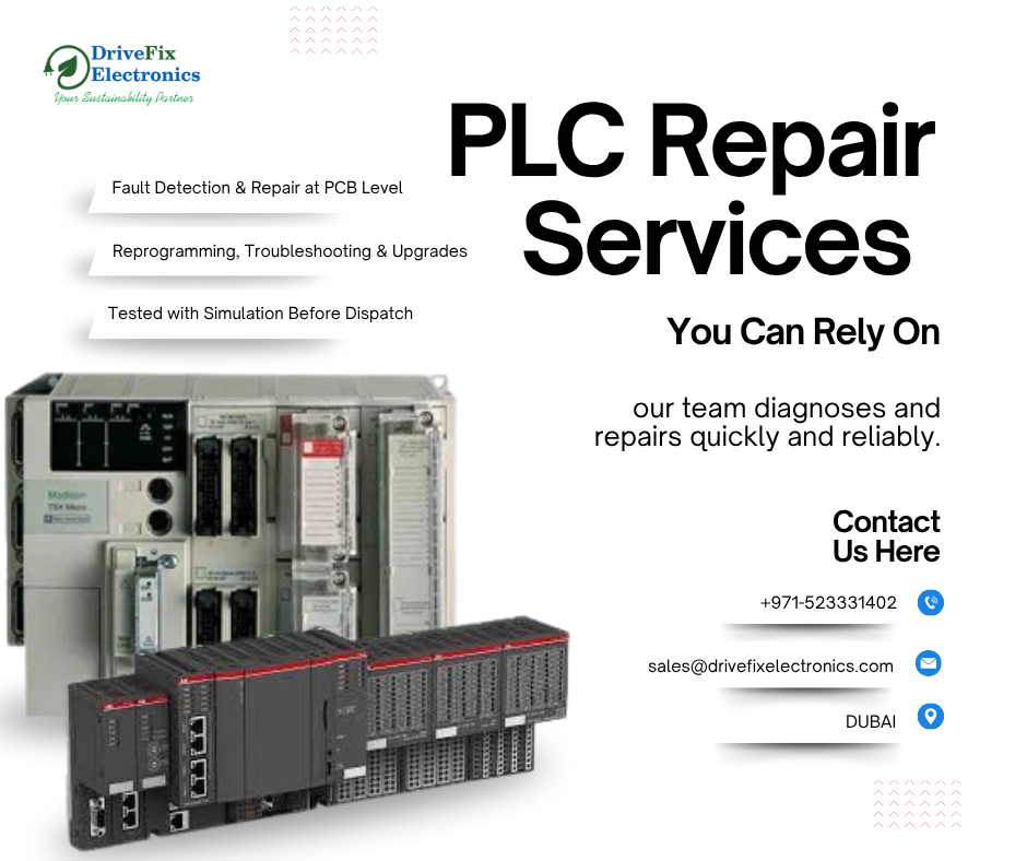 Reliable PLC Repair Services in Dubai – Fast, Efficient & Expert Solutions by DriveFix Electronics