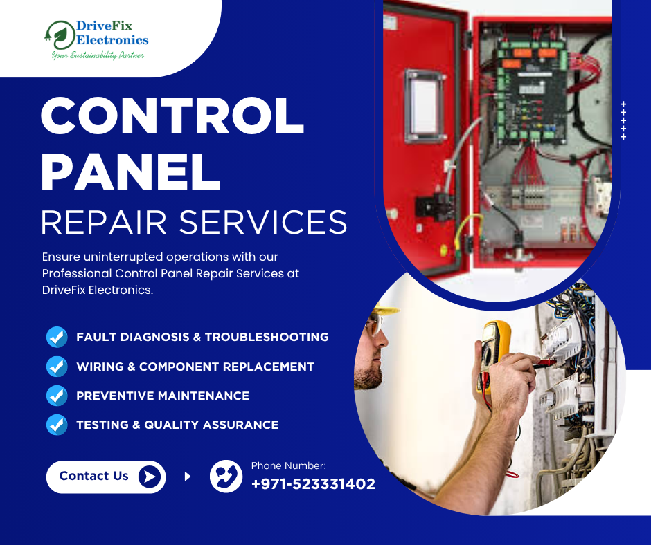 Control Panel Repair Services in Dubai | DriveFix Electronics