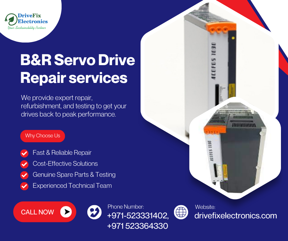 B&R Servo Drive Repair, Refurbishing & Supply | DriveFix Electronics