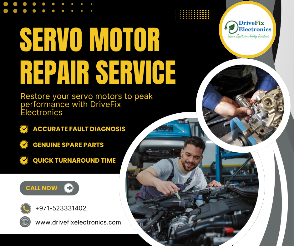 Professional Servo Motor Repair Service in Dubai | DriveFix Electronics
