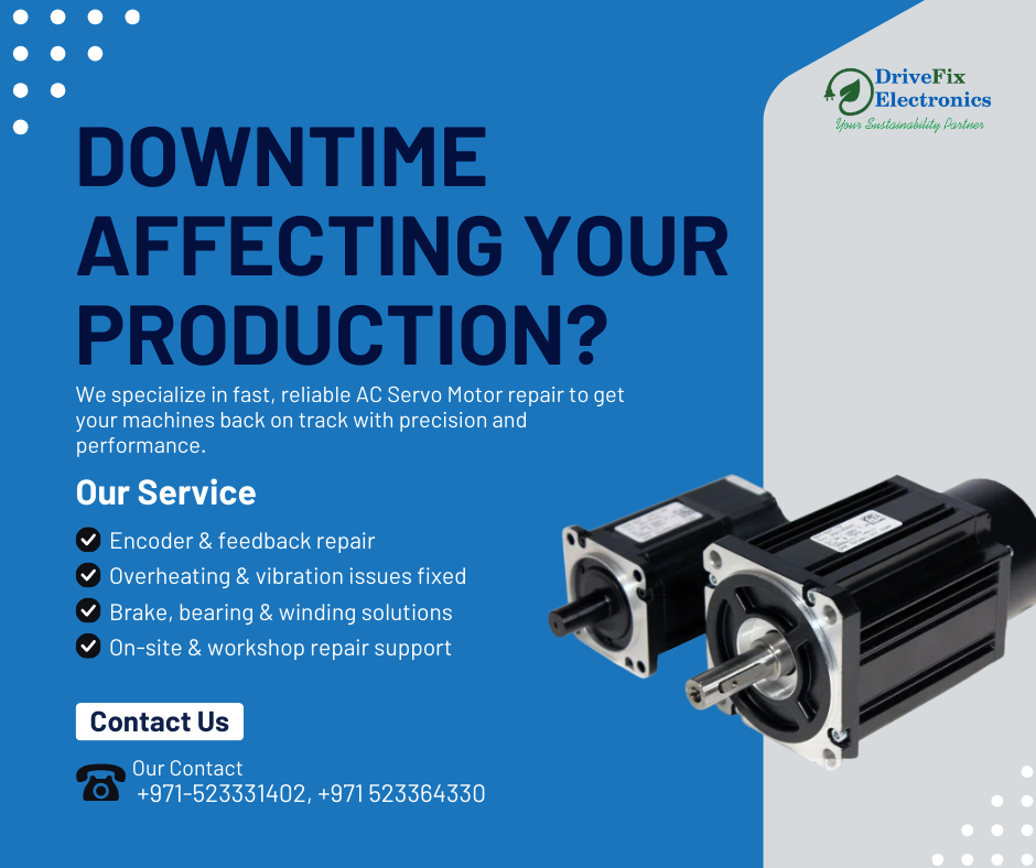 Downtime Affecting Your Production? Reliable AC Servo Motor Repair Solutions