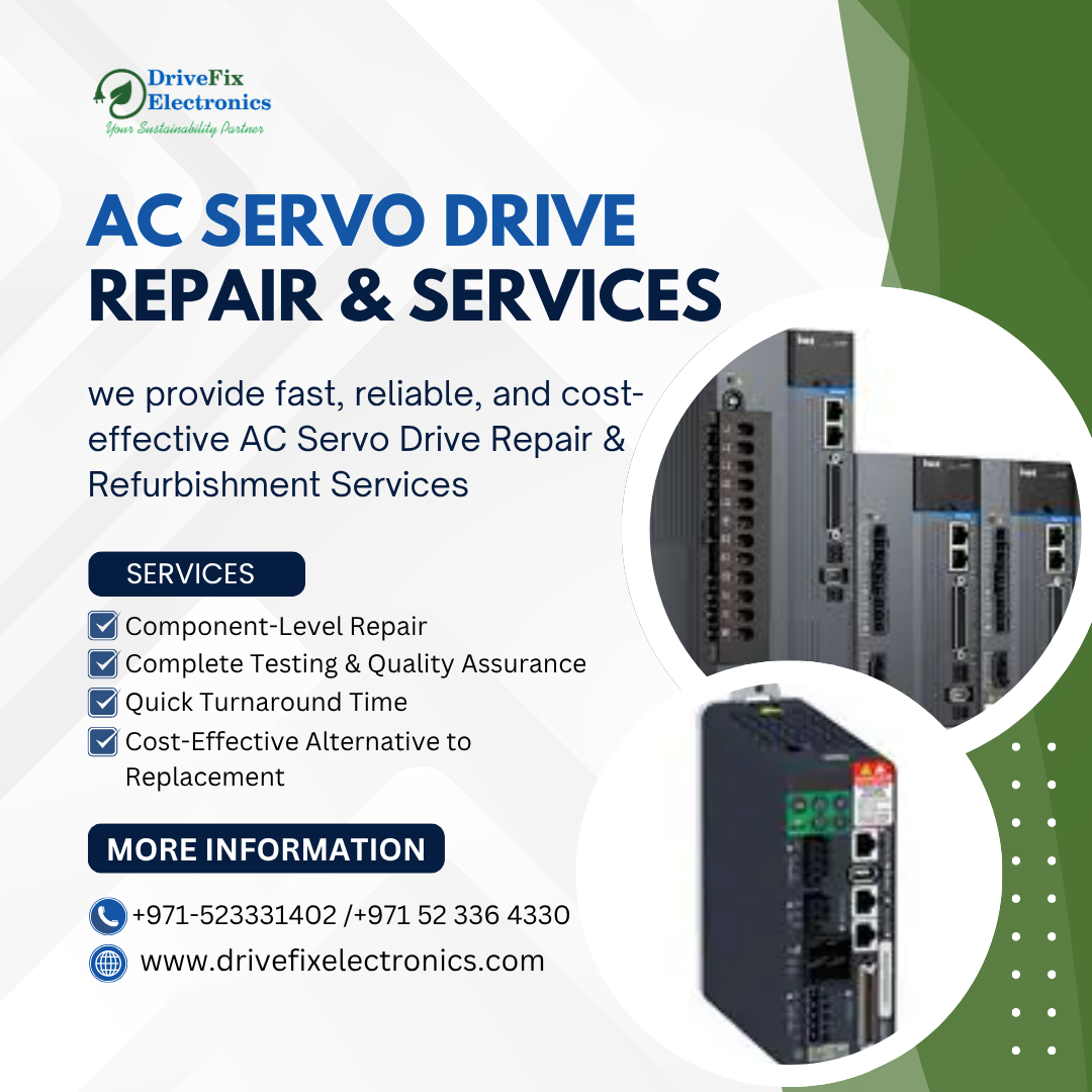 AC Servo Drive Repair Services in Dubai | DriveFix Electronics